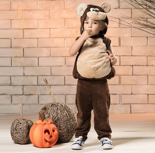 Disfraz de mico para bebé