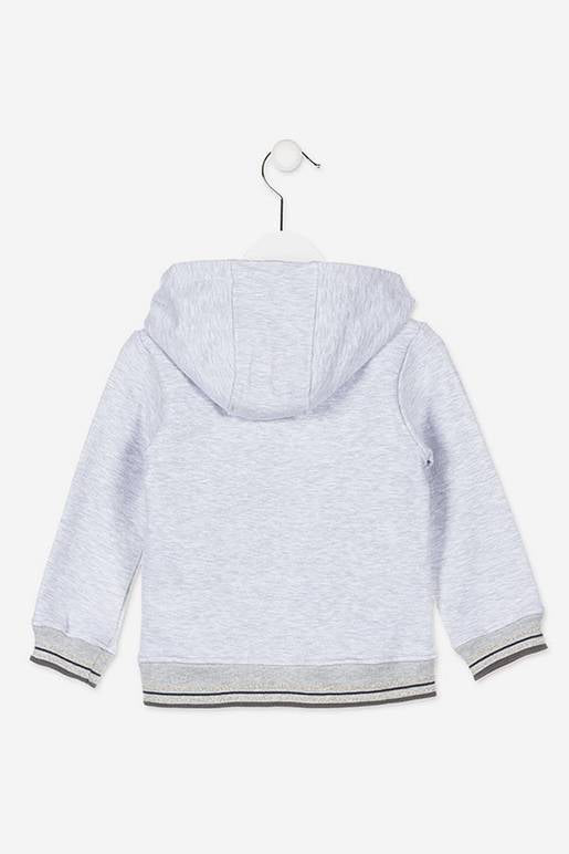 Buso con capota y bordado lentejuelas