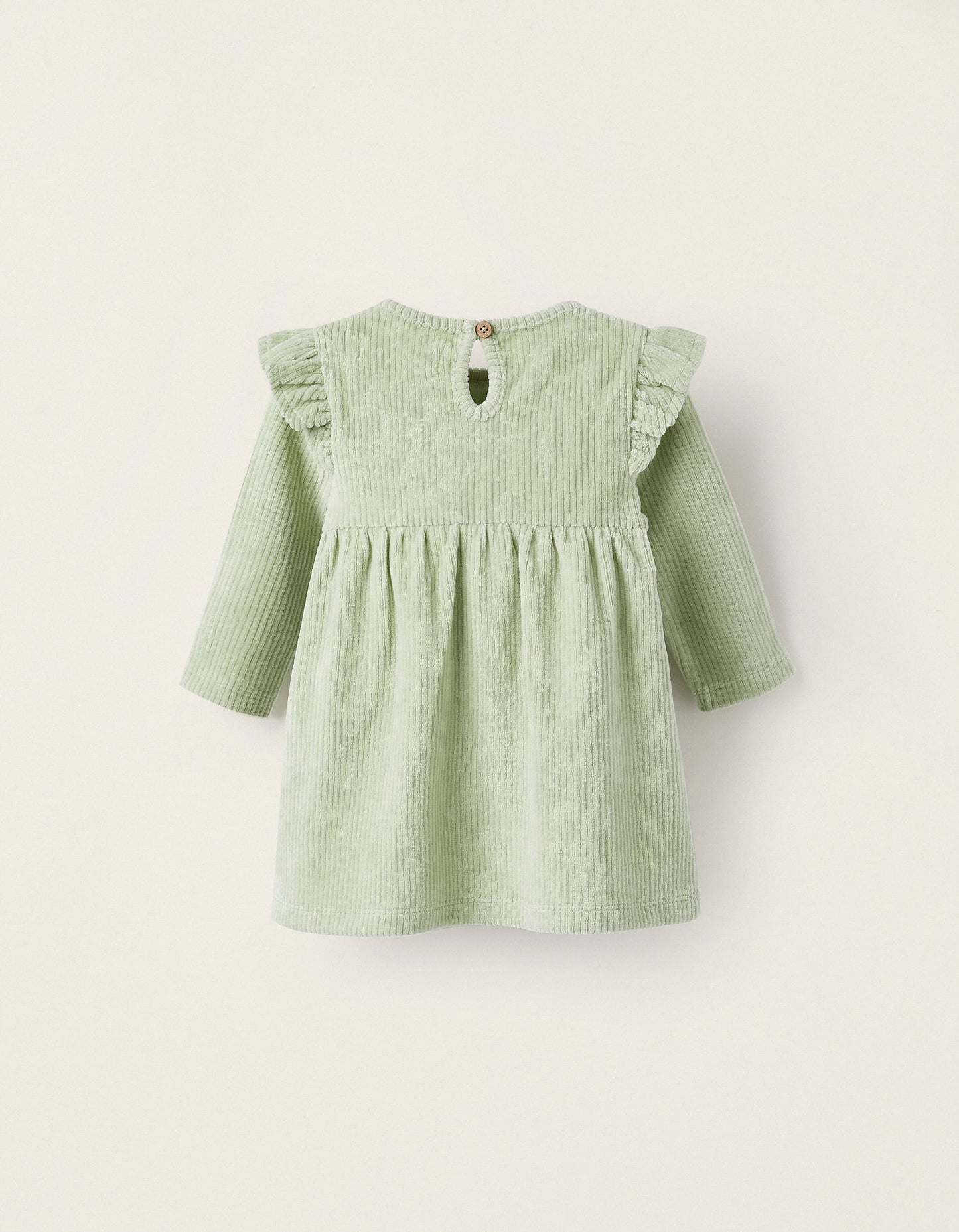 Vestido pana suave bebé