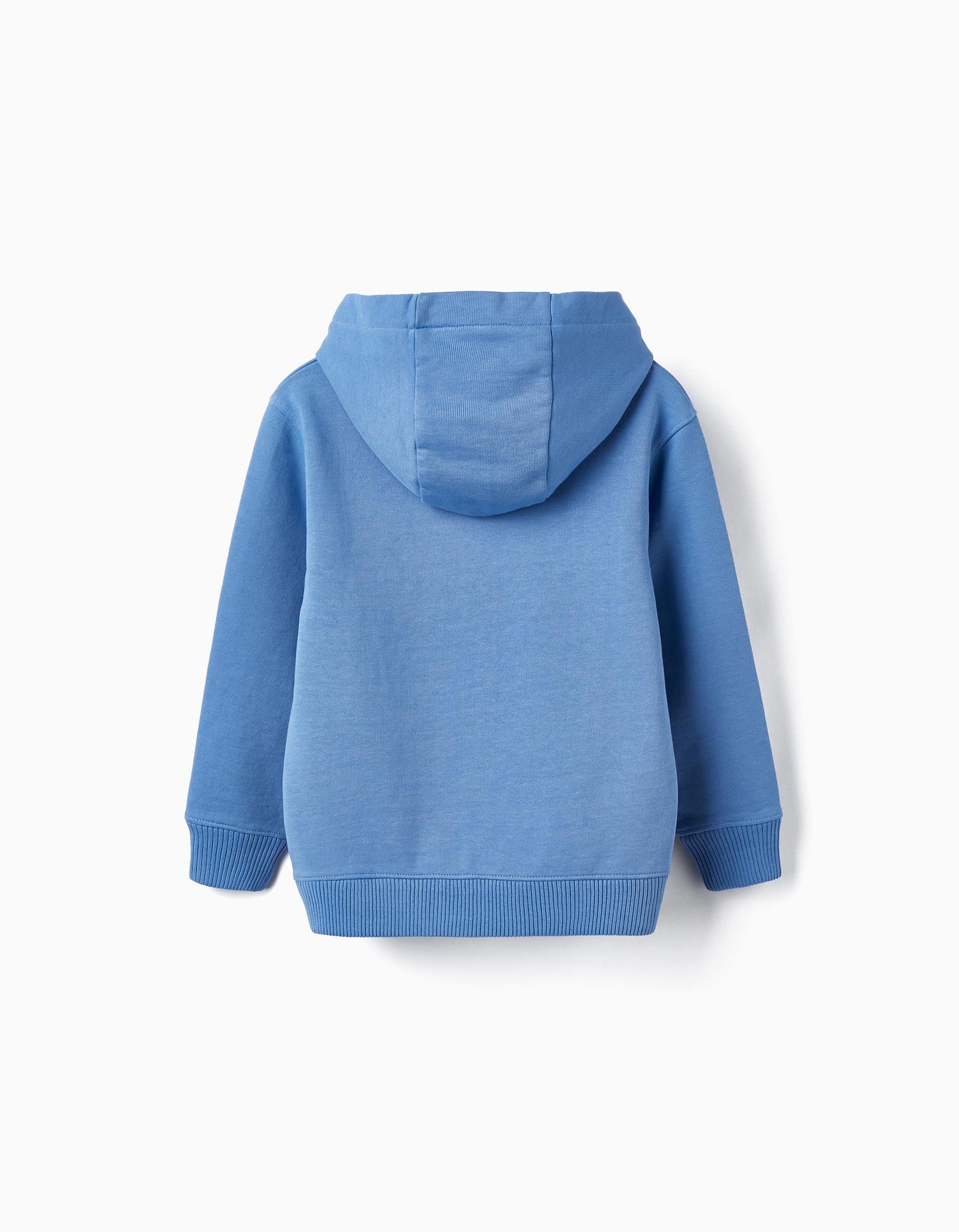 Buso algodón con capota azul niño