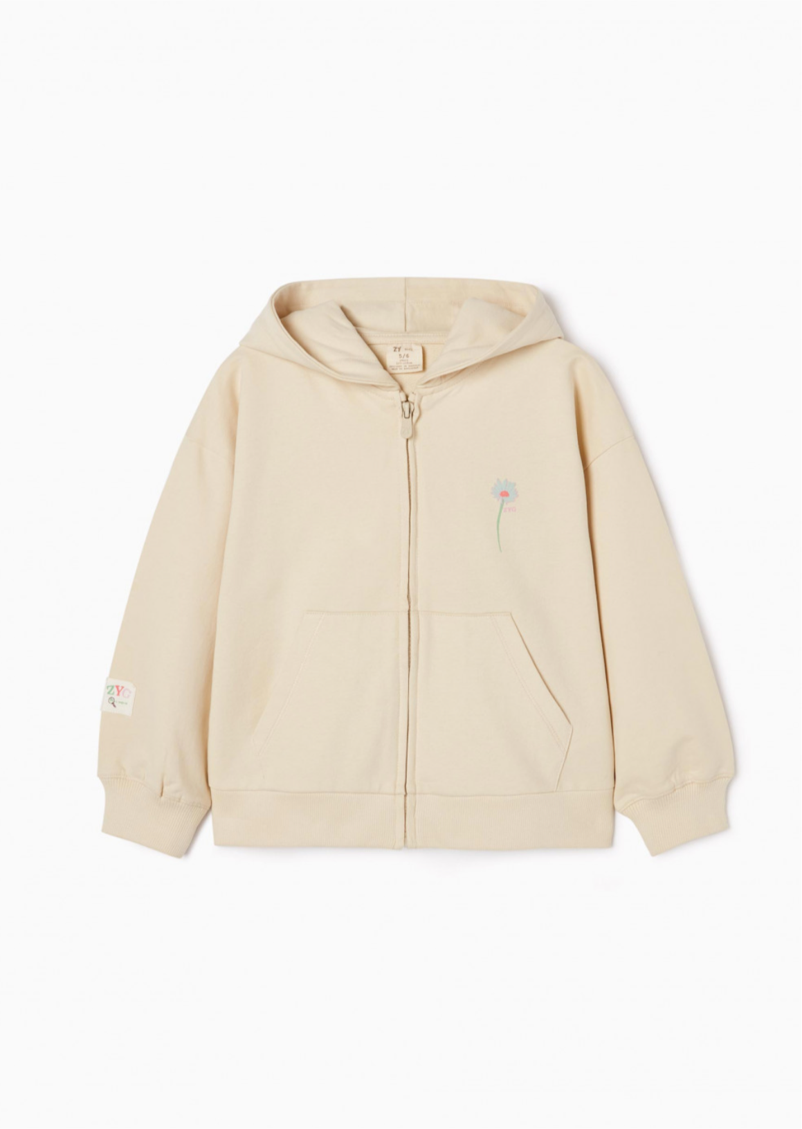 Buso con capota y espalda estampada