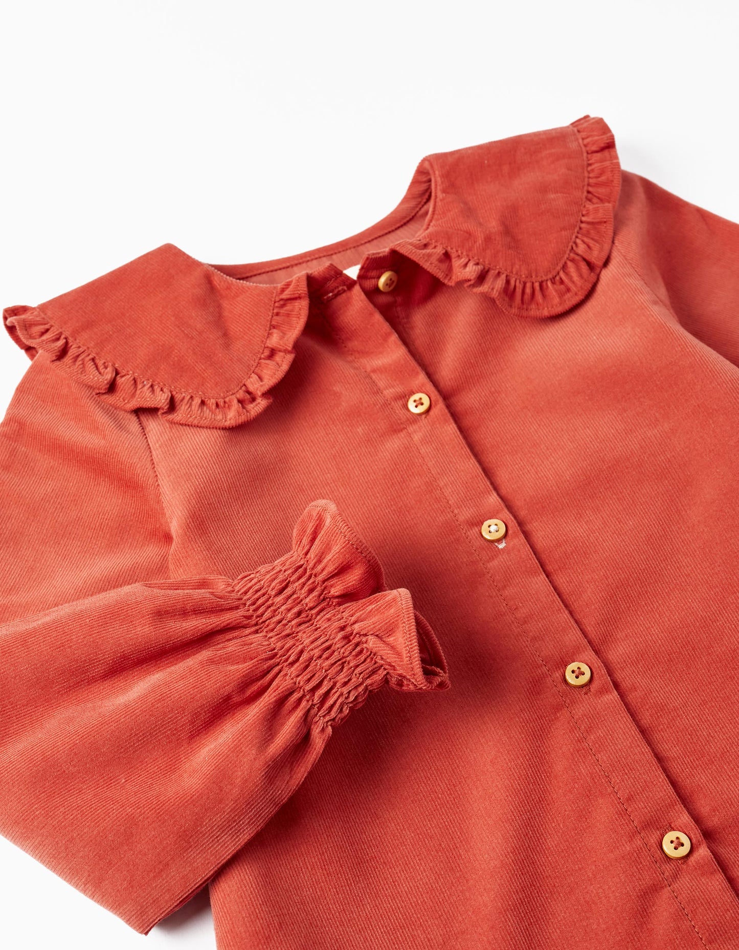 Blusa en pana con botones