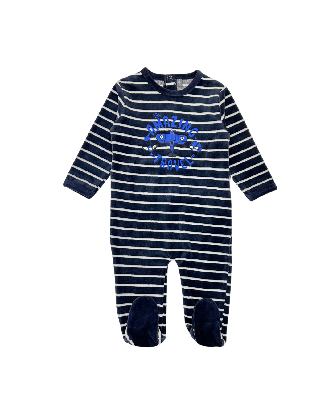 Pijama rayas bebé