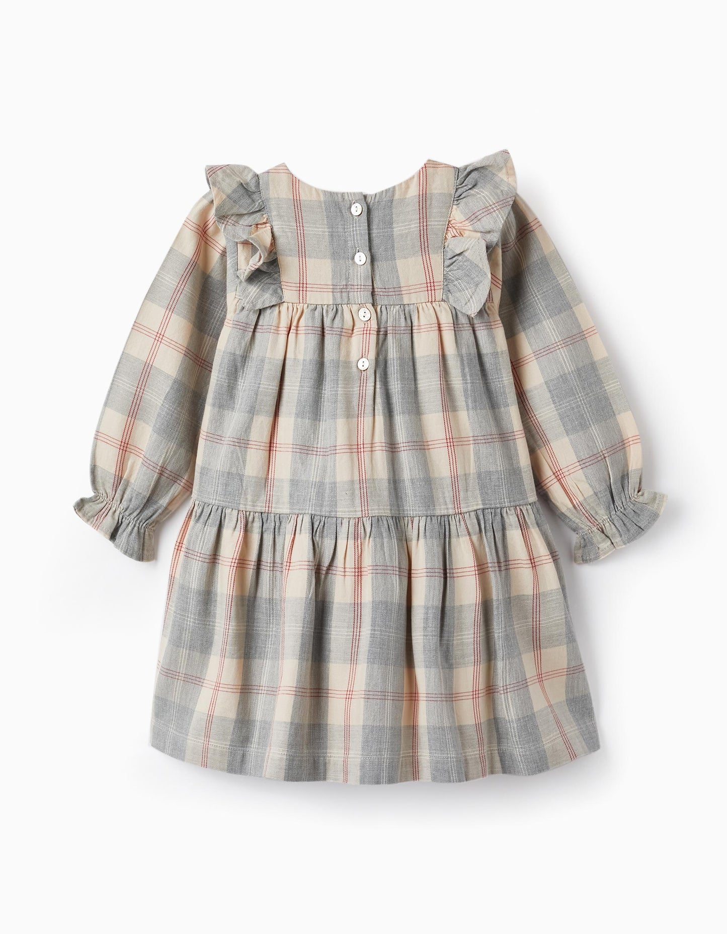 Vestido cuadros bebé