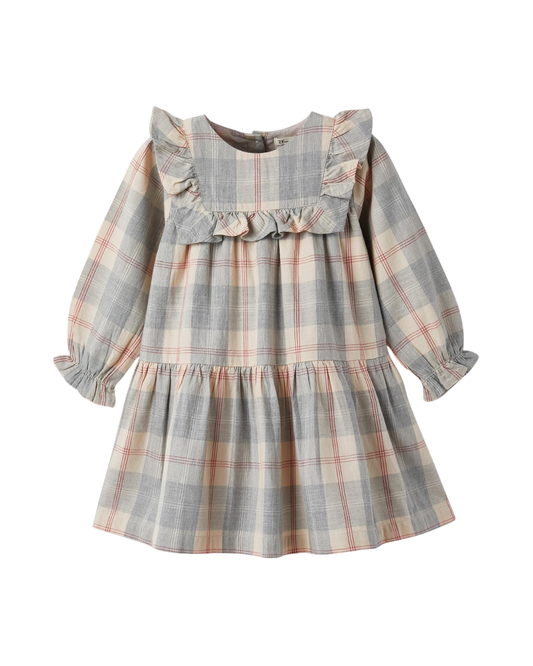 Vestido cuadros bebé