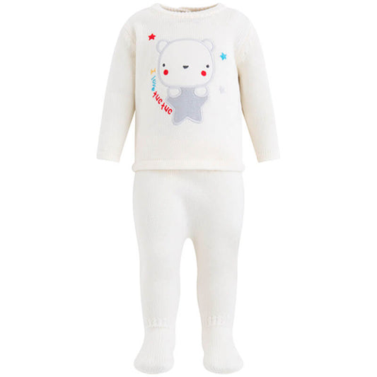 Conjunto hilo bordado bebé