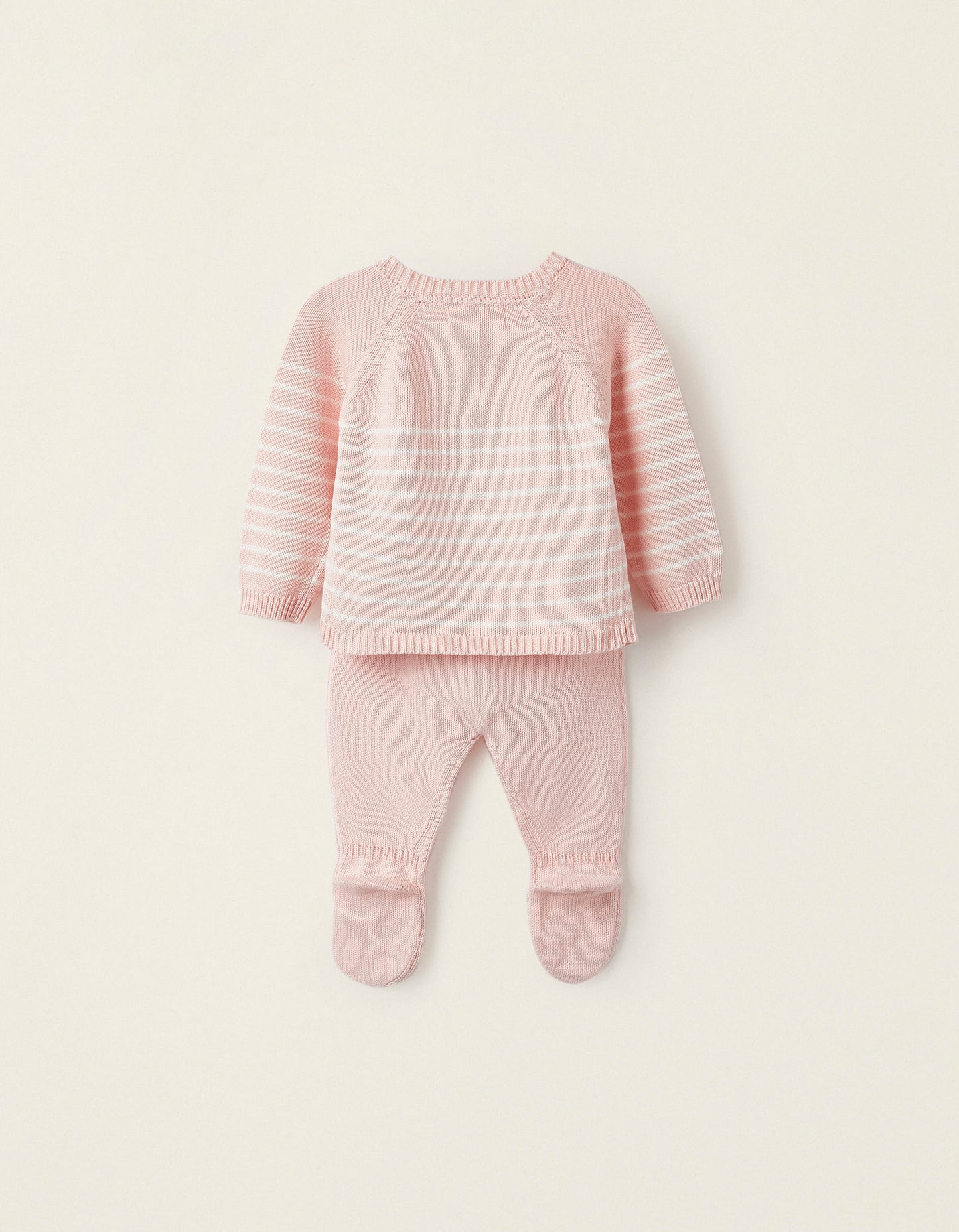 Conjunto hilo primera muda bebé niña