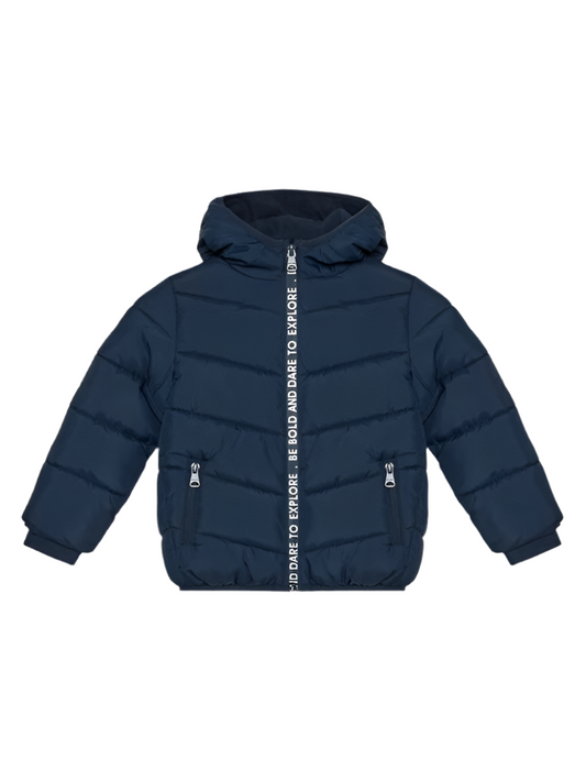 Chaqueta acolchada marino niño