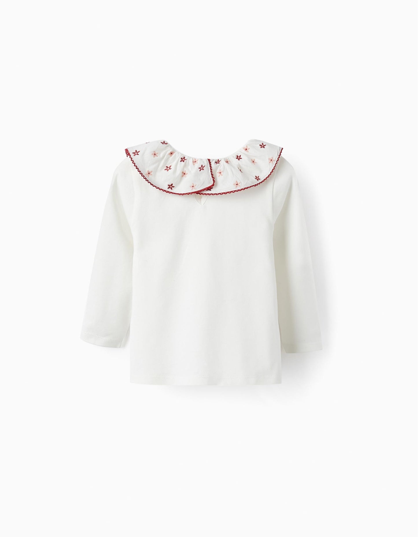 Blusa cuello bolero con flores