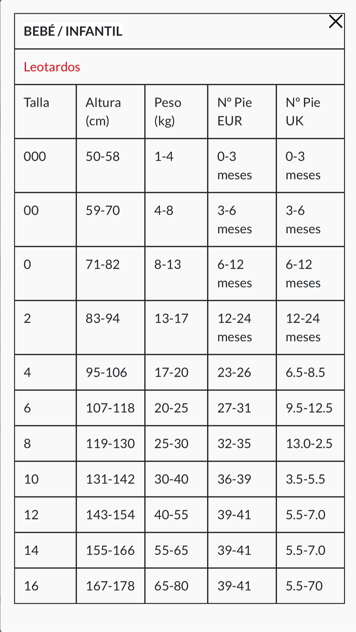 Leotardos punto liso negro
