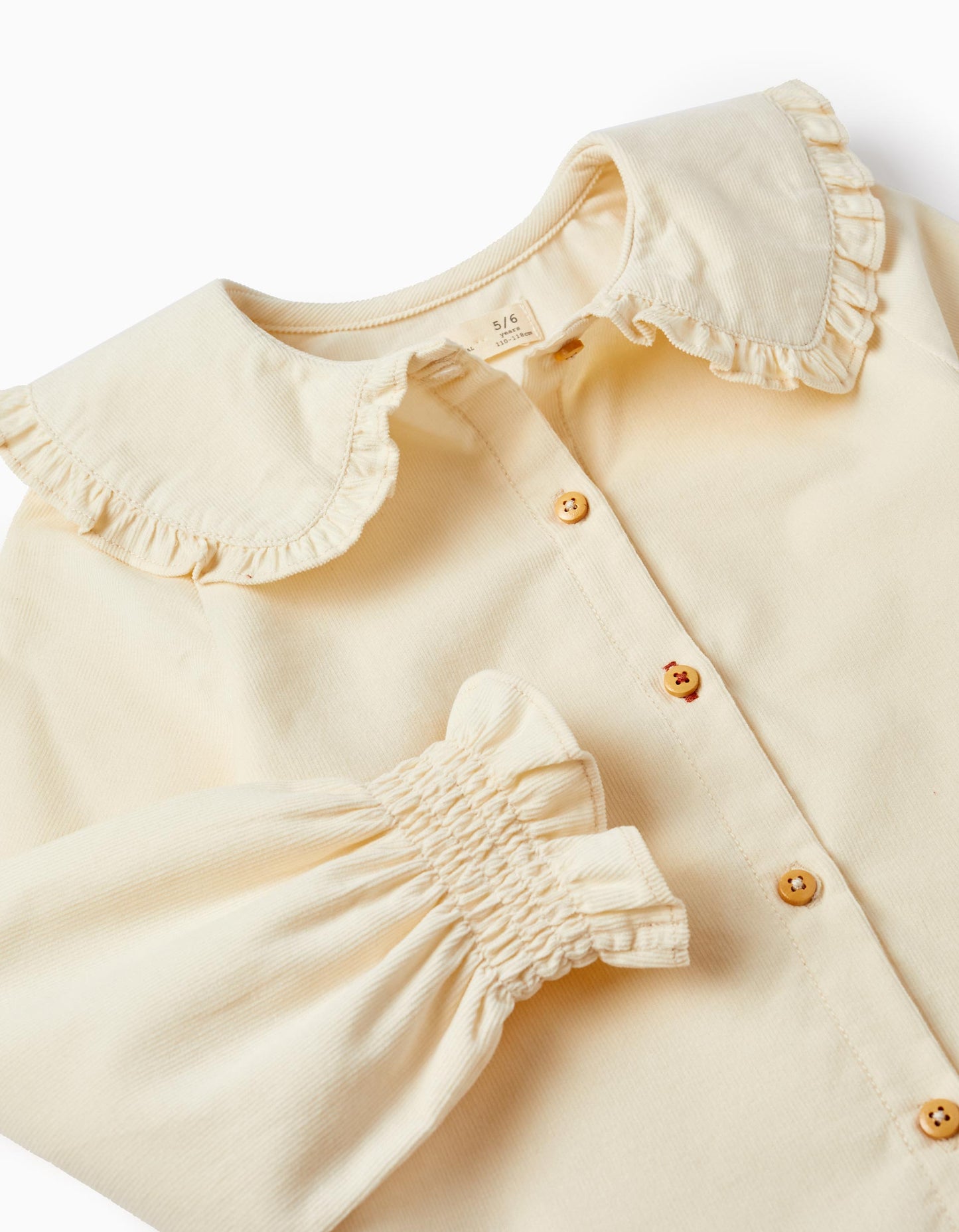 Blusa en pana con botones