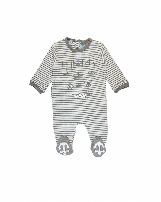 Pijama marinera algodón bebé