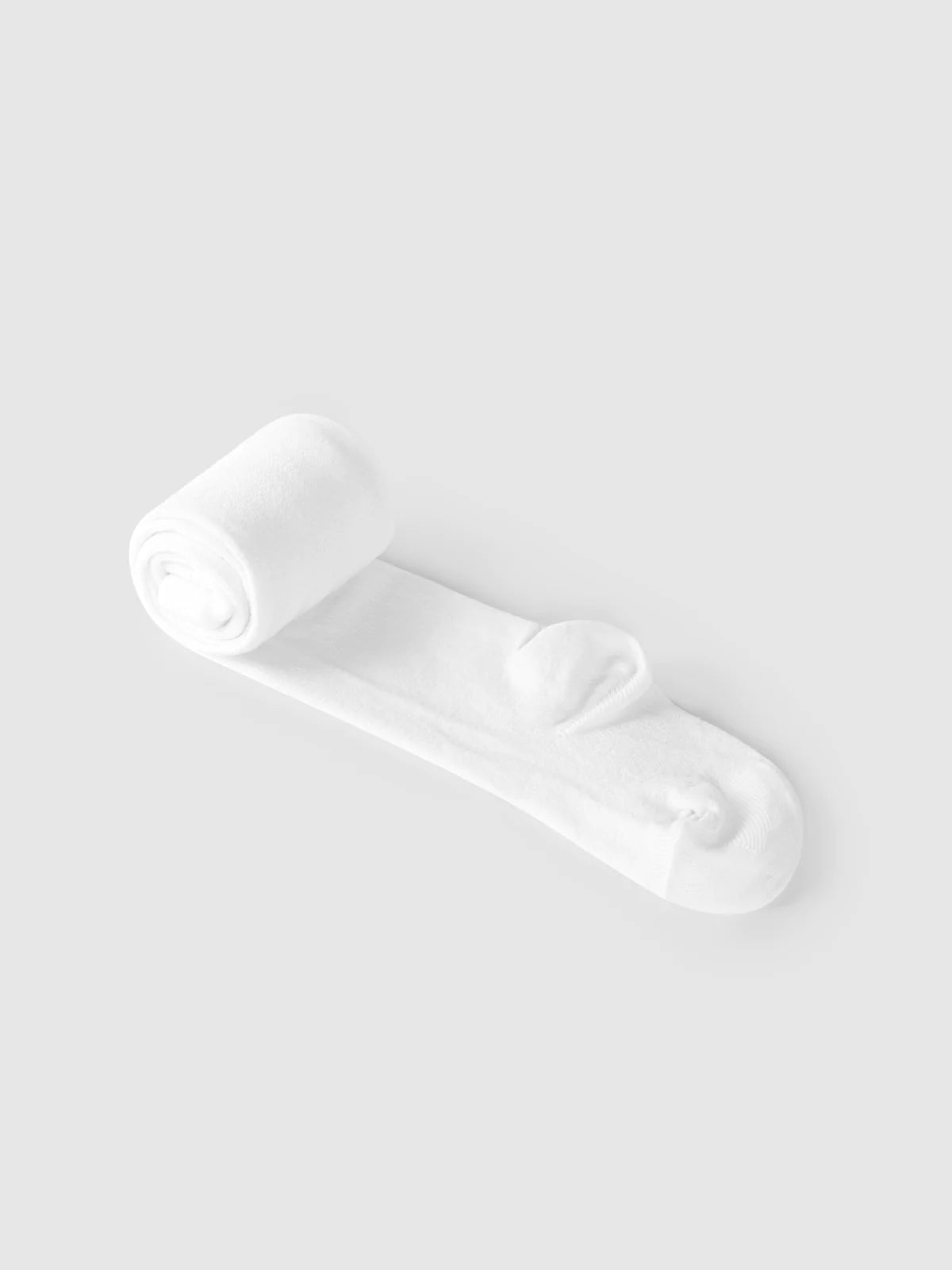 Leotardos punto liso blanco