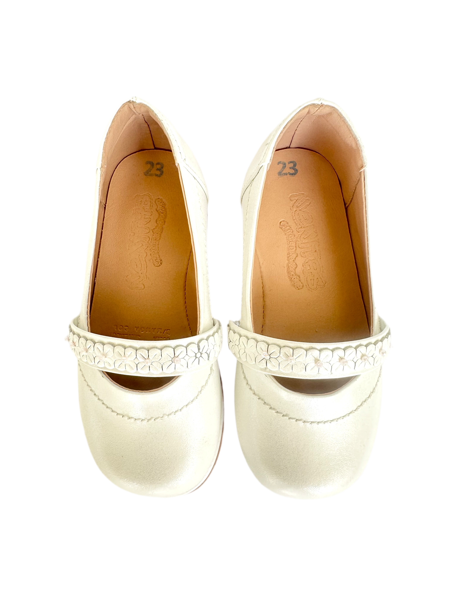 Zapato ceremonia blanco niña
