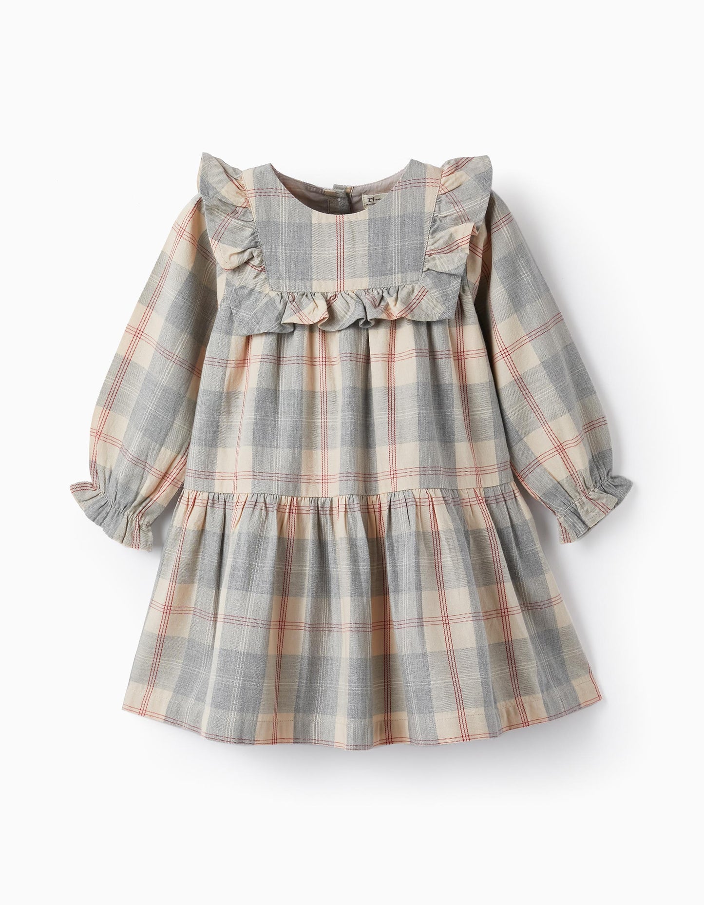 Vestido cuadros bebé