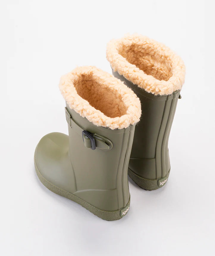 Bota de agua Splash Euri borreguito kaki W10260-042