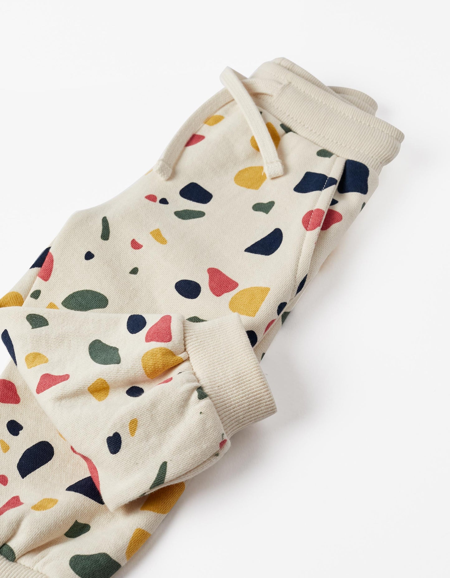 Pantalón algodón bebé con pintas de colores