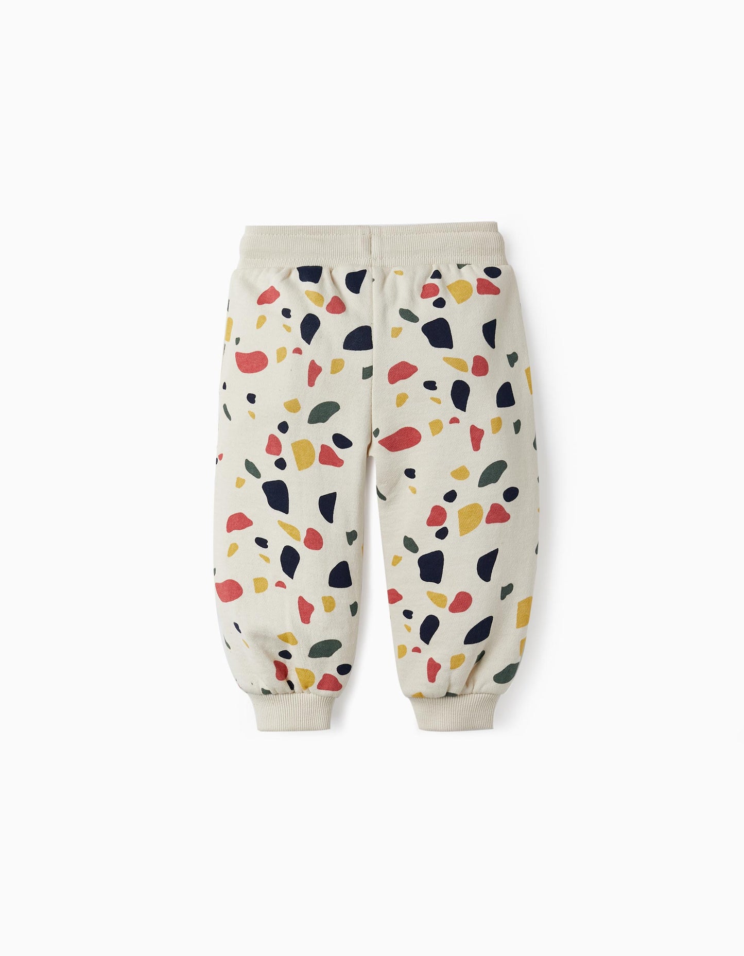 Pantalón algodón bebé con pintas de colores