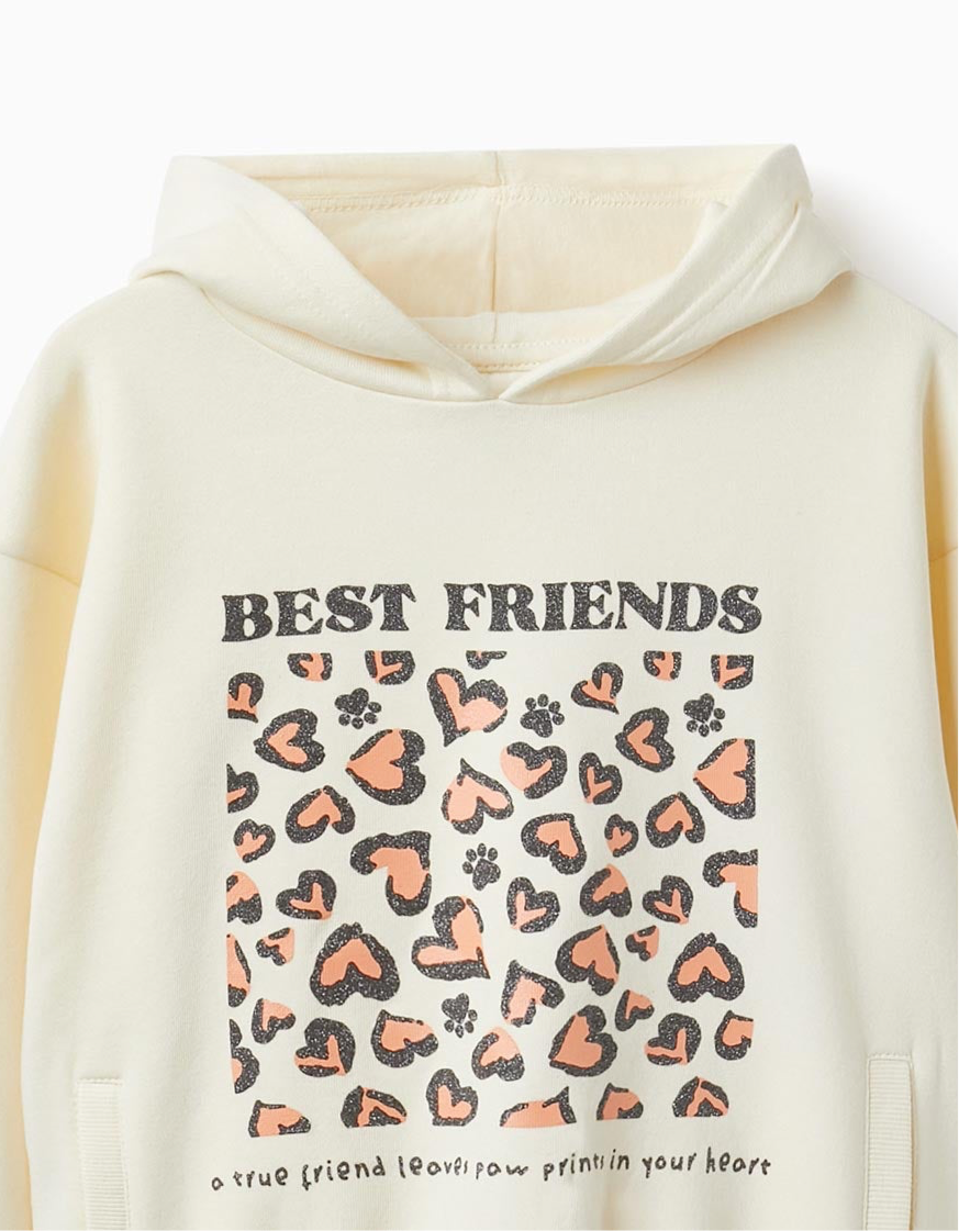 Buso con capota estampado animal print