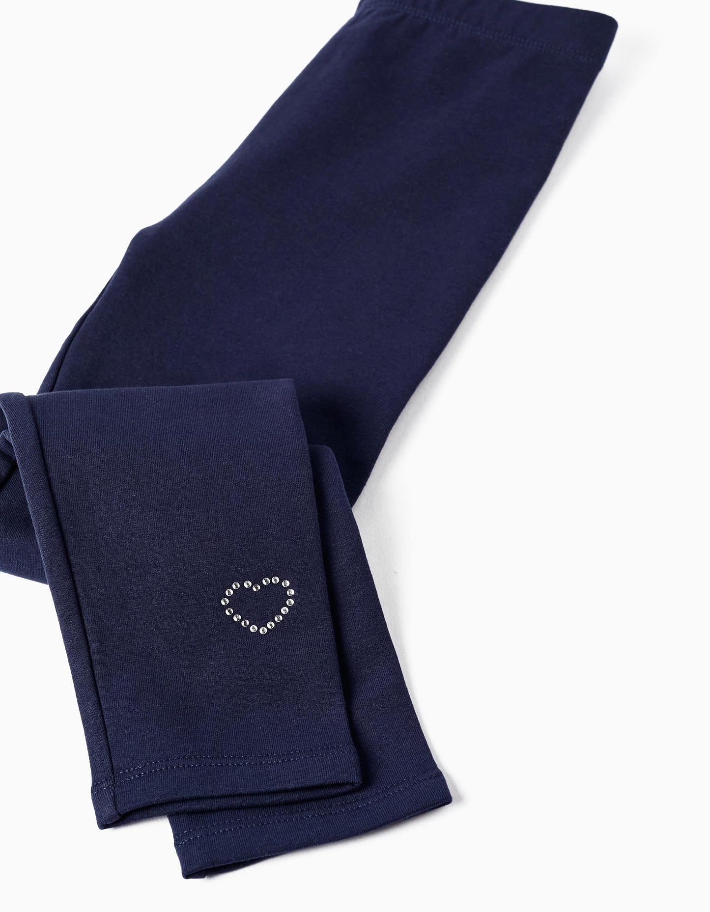 Leggings algodón con detalle corazón