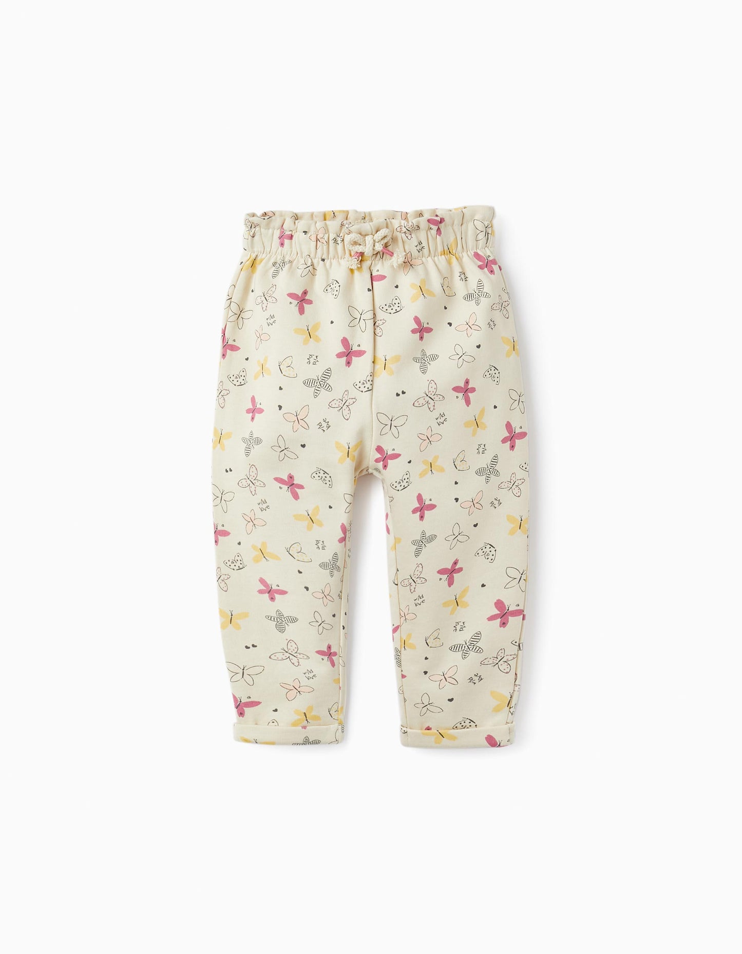 Pantalón sudadera mariposas bebé