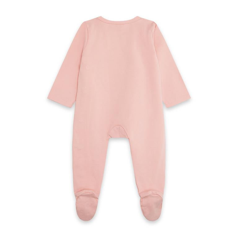 Pijama algodón rosa bebé