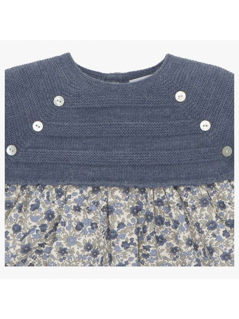 Vestido flores cuadros Martin Aranda