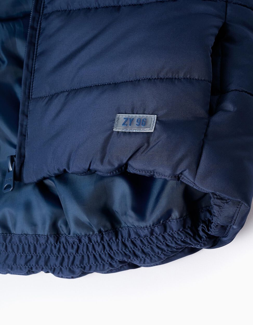 Chaleco acolchado azul para bebé