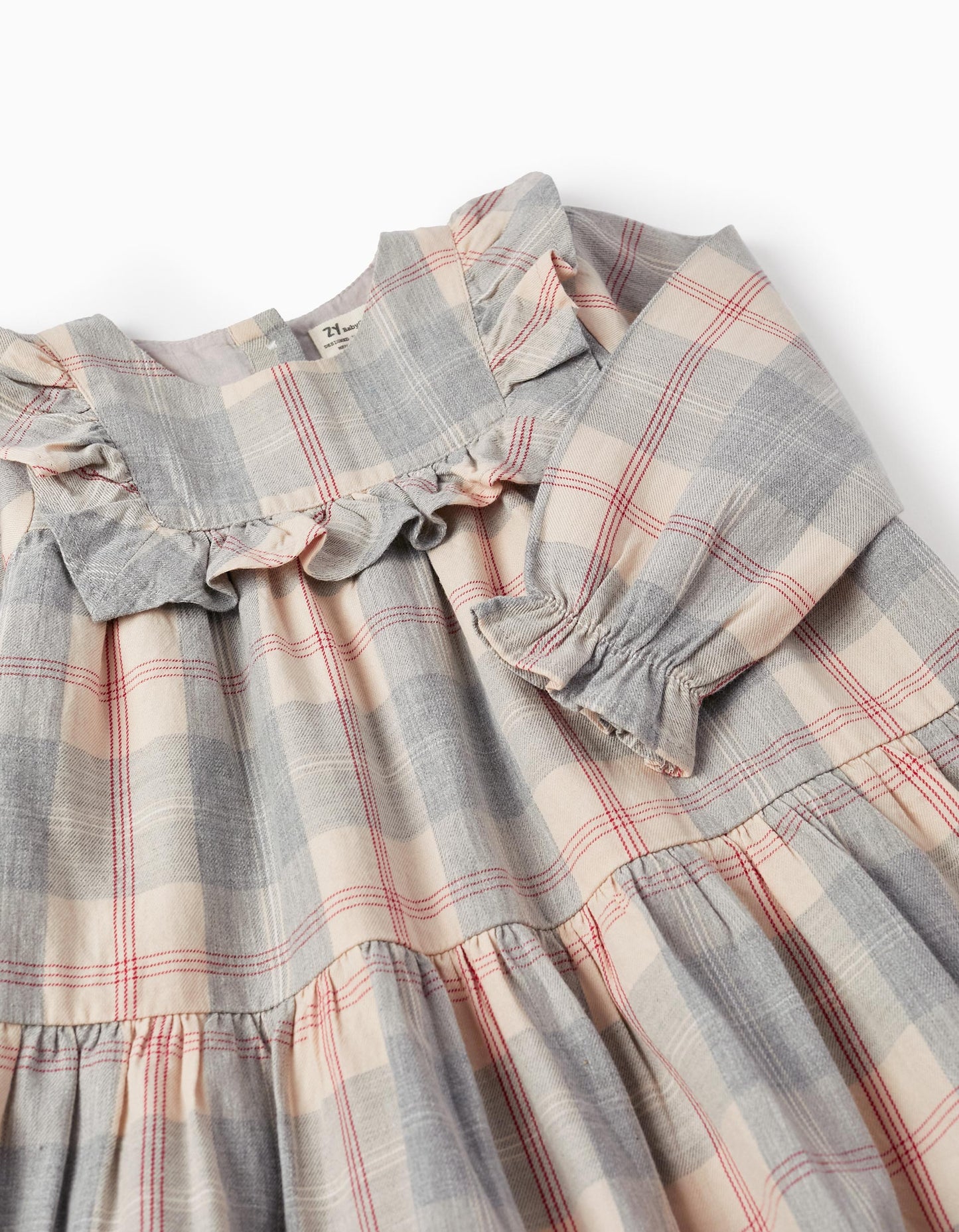 Vestido cuadros bebé