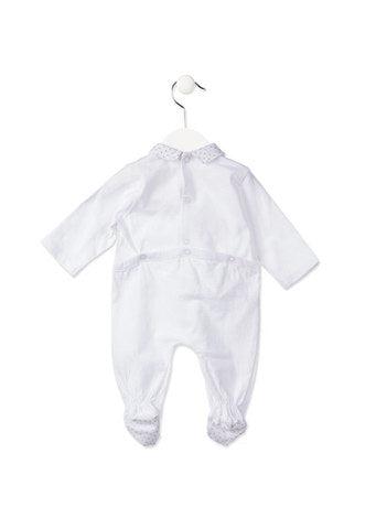 Pijama algodón con cuello bebé