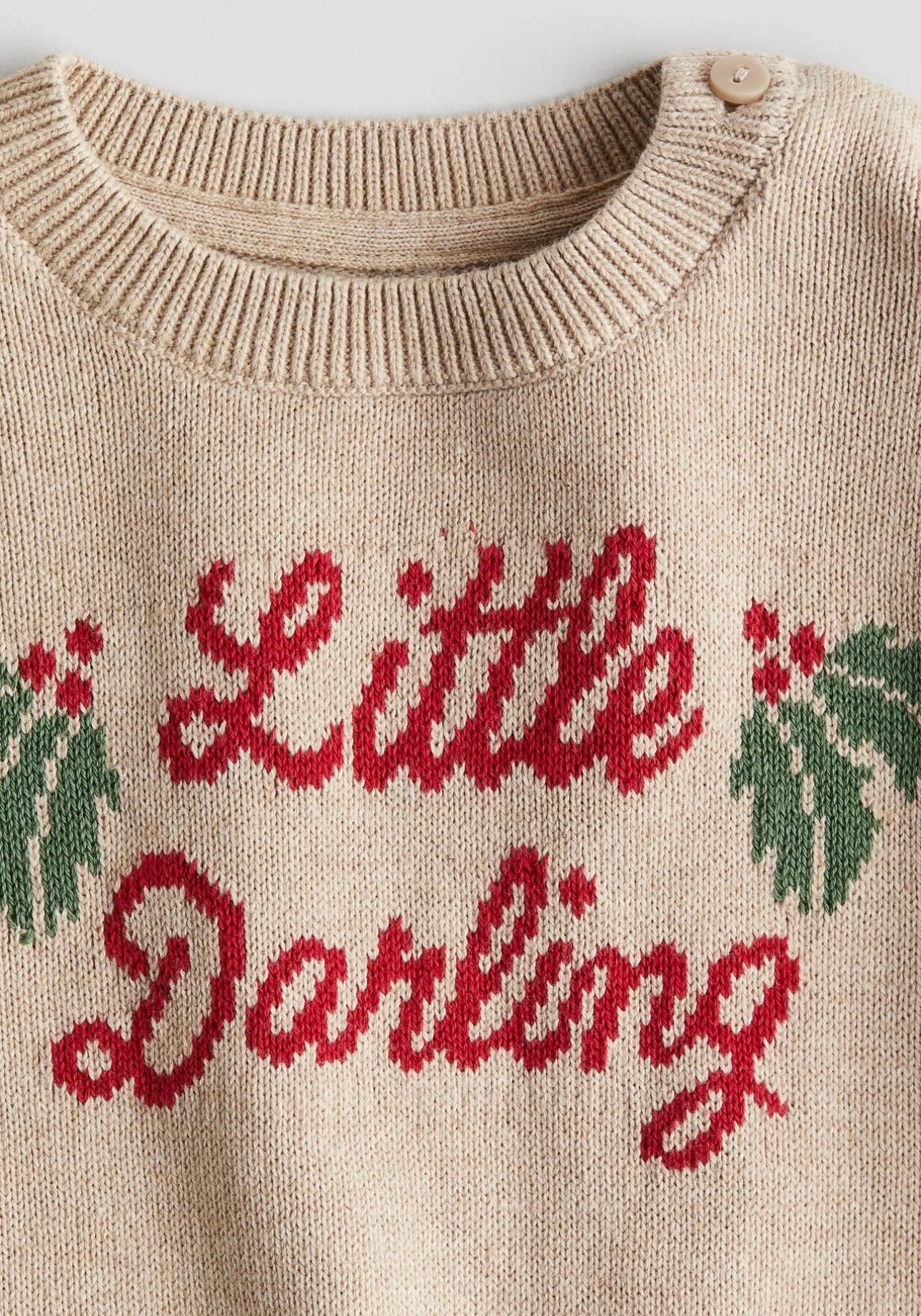 Saco tejido Navidad “Little Darling”