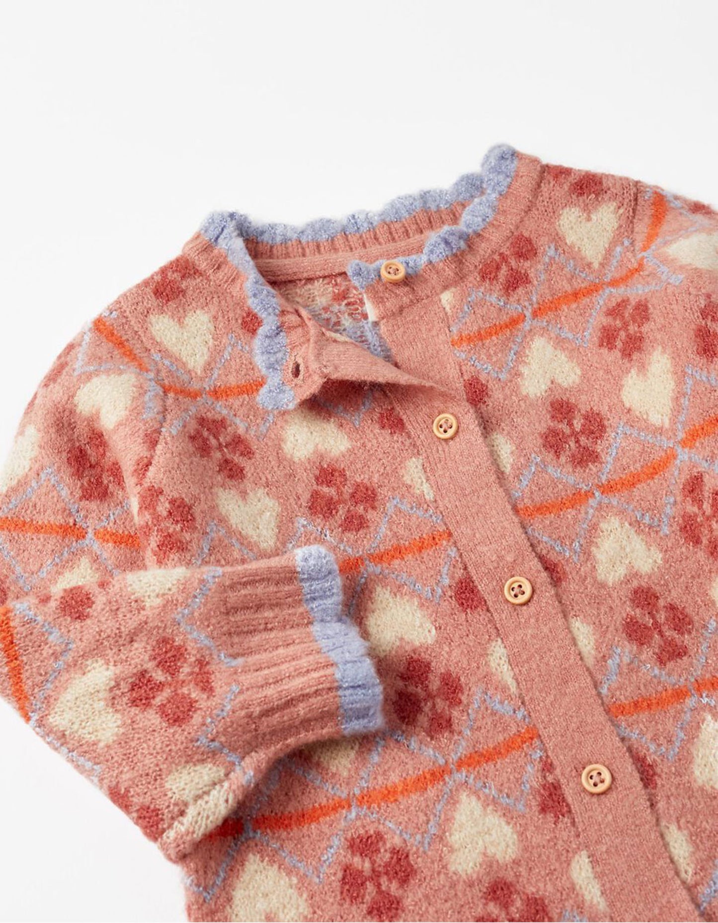 Saco tejido con botones bebé