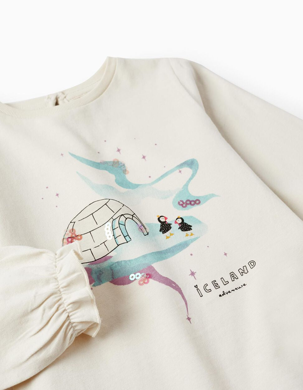 Blusa algodón bebé niña