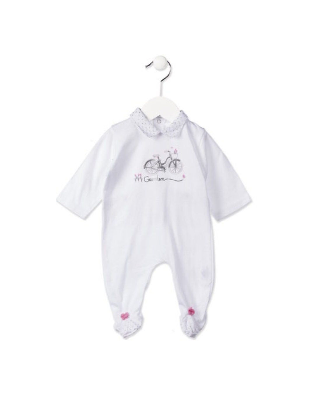 Pijama algodón con cuello bebé