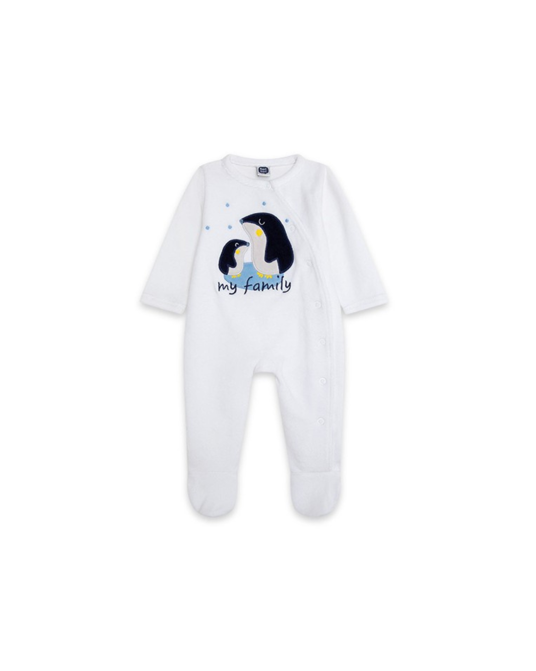 Pijama piel de durazno pingüino para bebé