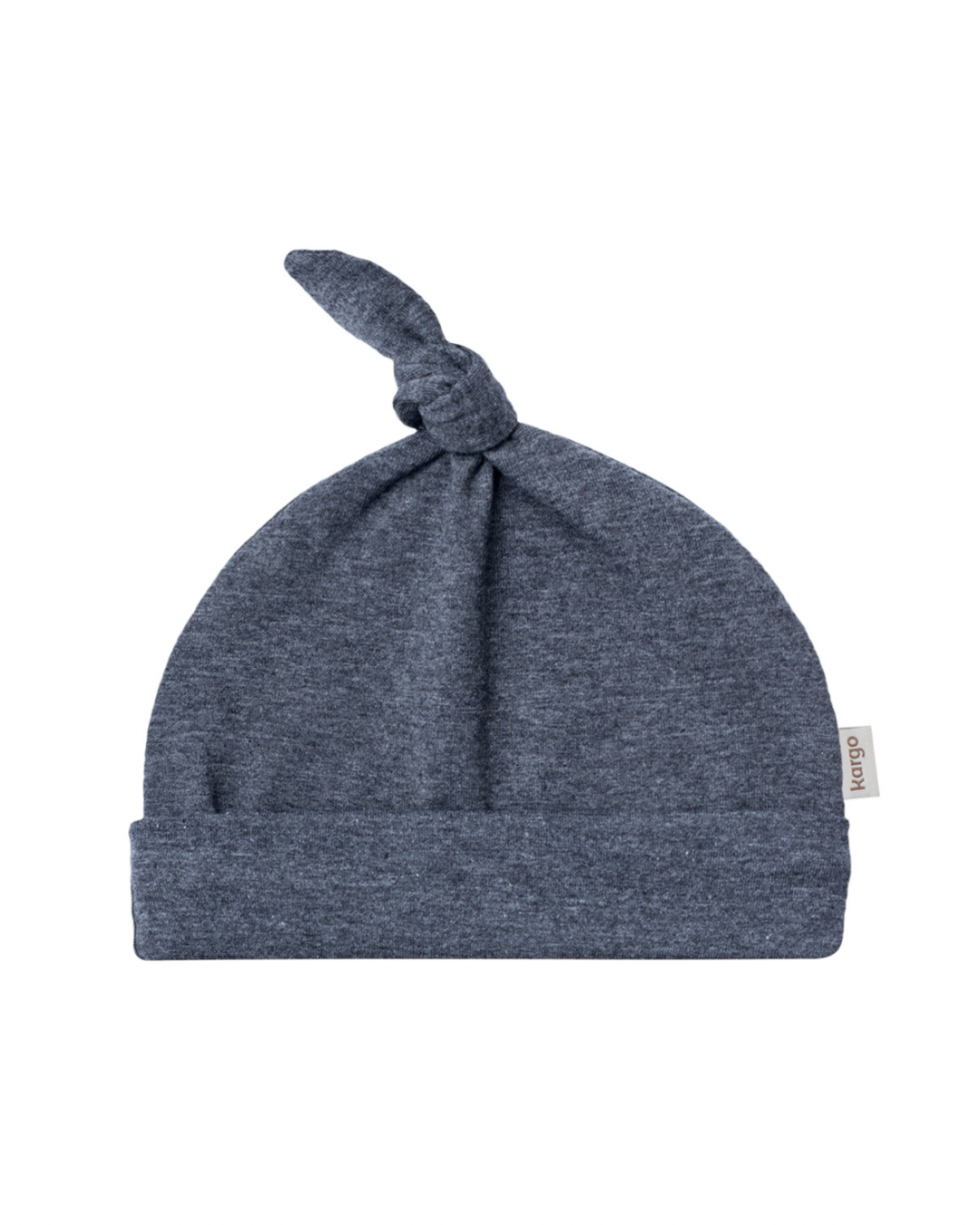 Gorro nudo algodón gris oscuro