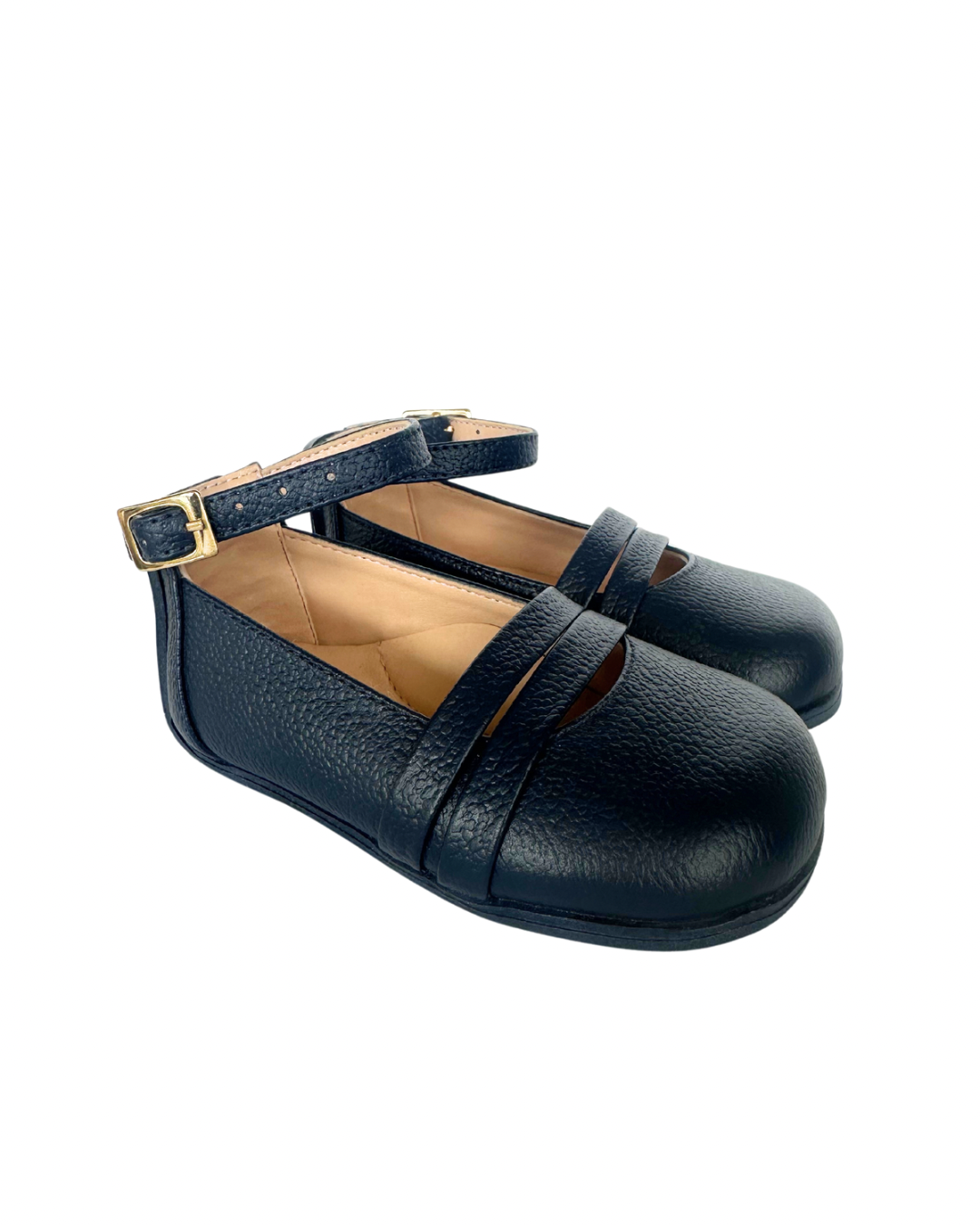 Zapato azul bebe correa