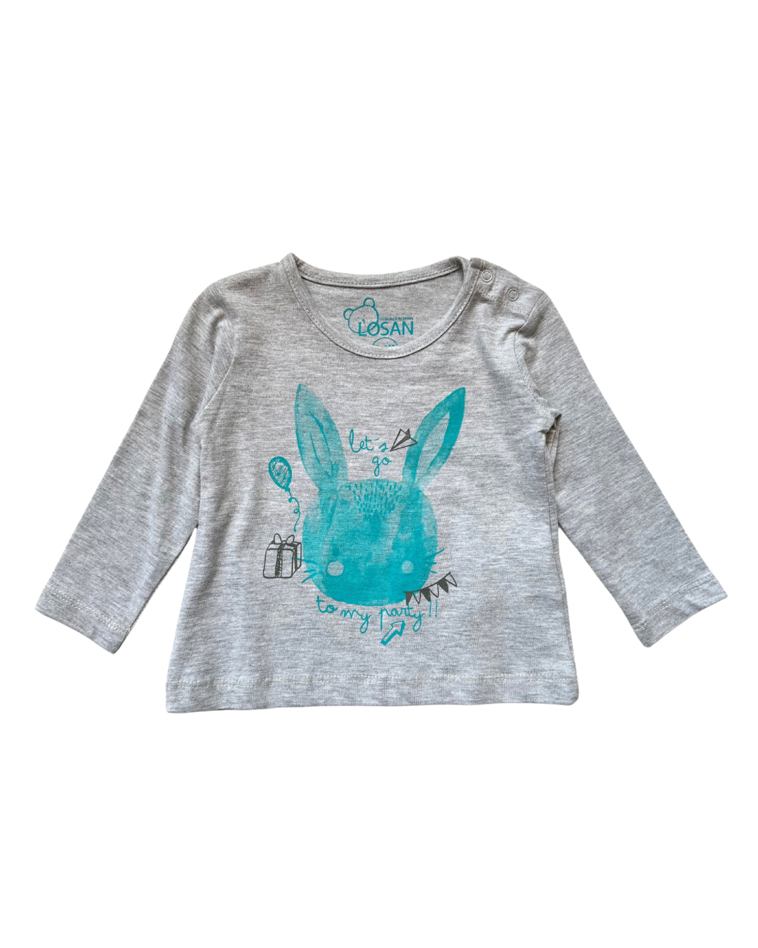 Camibuso gris jaspe conejo