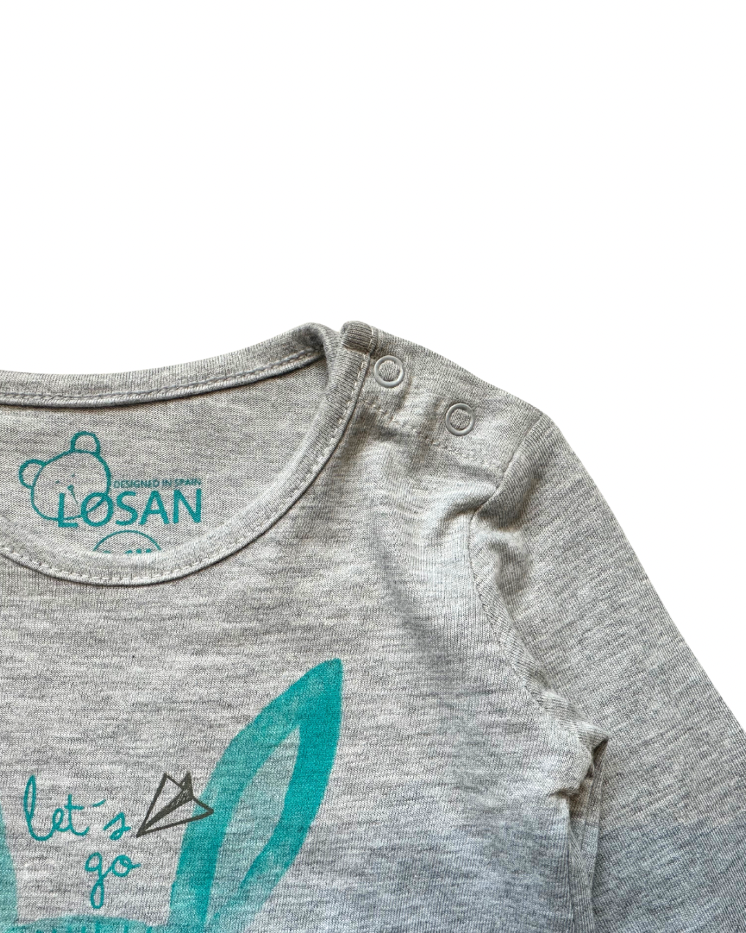 Camibuso gris jaspe conejo