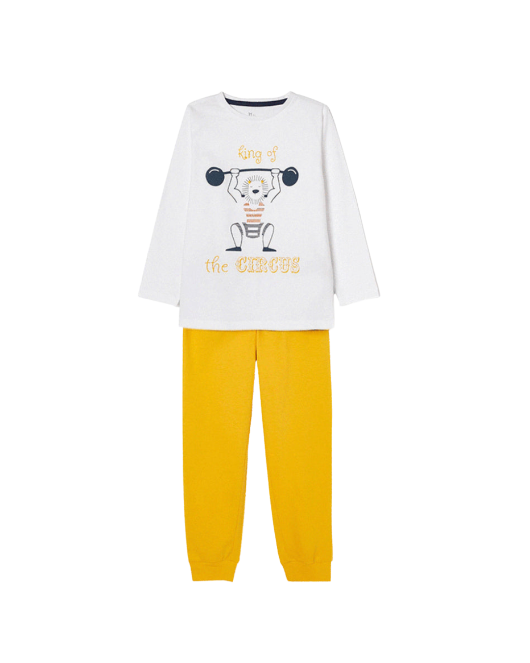 Pijamas algodón leon niño