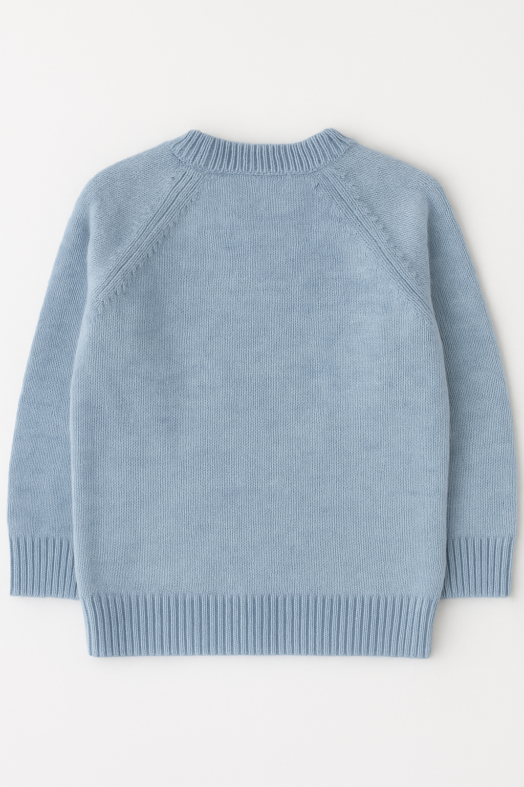 Saco de perrito niño cuello redondo azul