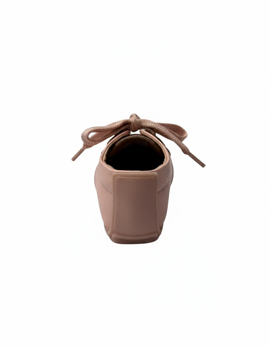 Zapatos rosa cordón