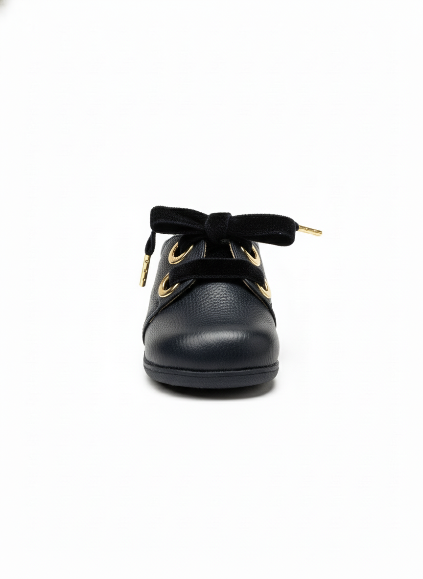 Zapatos azul cordón