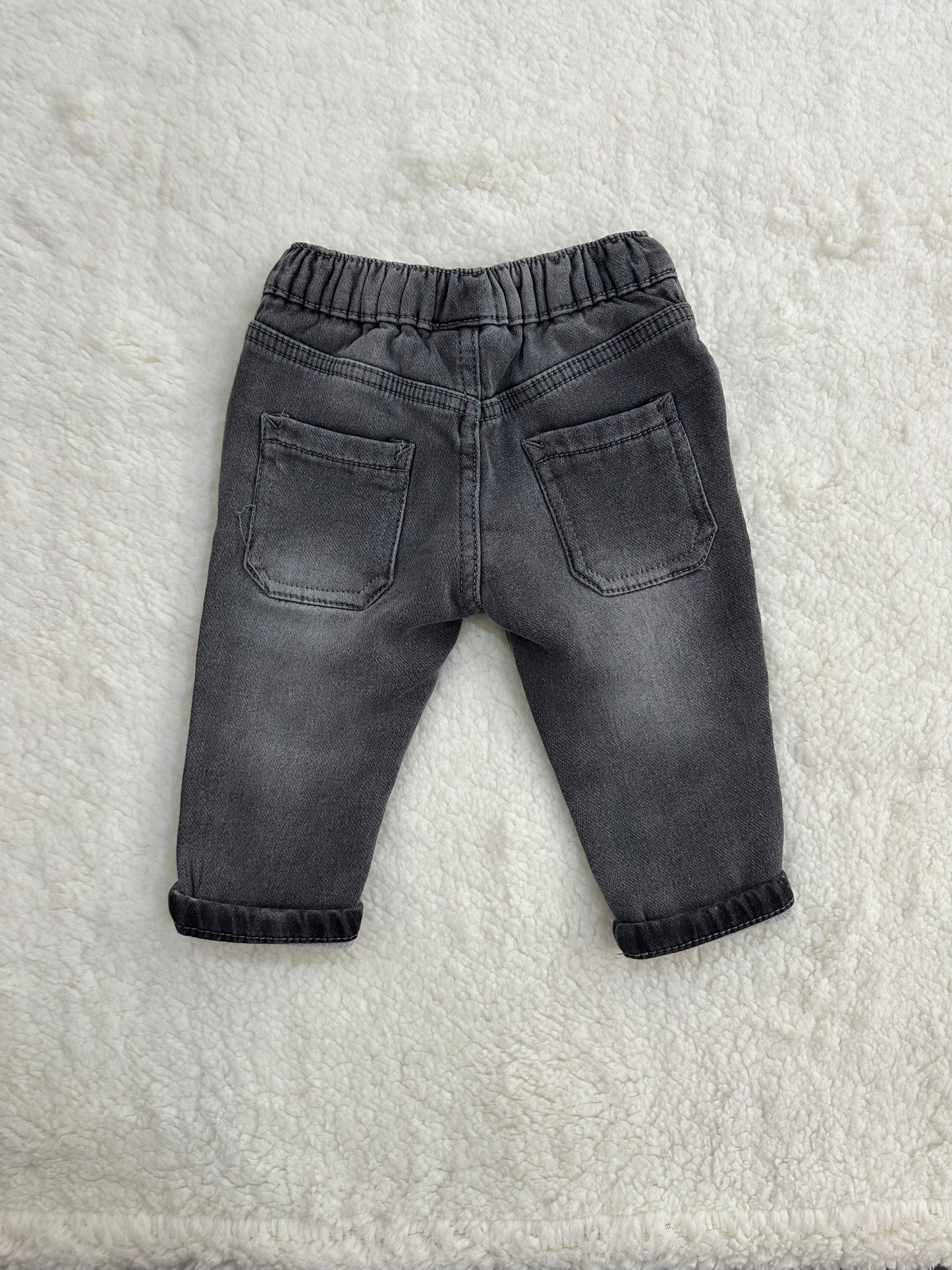 Pantalón Jean gris bebe