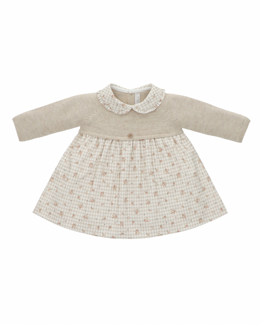 Vestido elegante beige