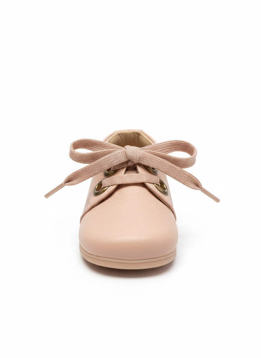 Zapatos rosa cordón