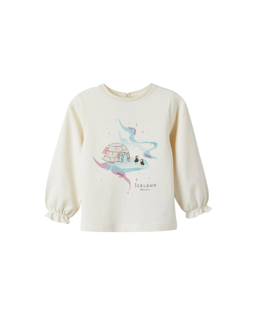 Blusa algodón bebé niña