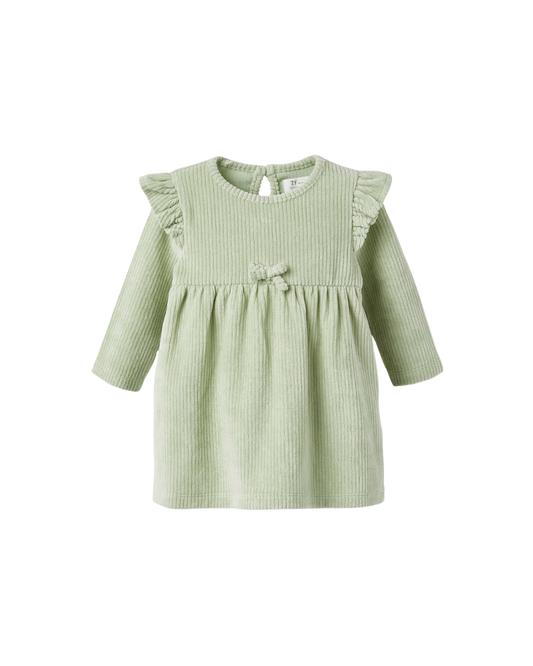 Vestido pana suave bebé