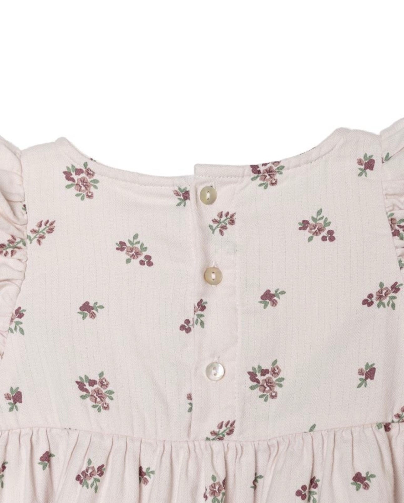 Vestido algodón flores bebe