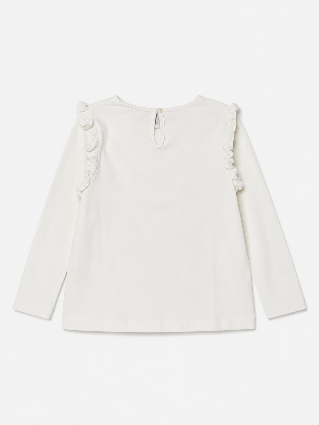 Blusa en algodón estampado rosas brillos